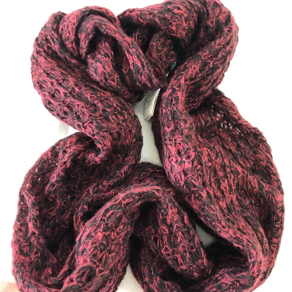 Red & Black Cotton On Infinity Scarf